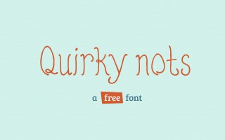 Шрифт Quirky Nots. Бесплатный веб и оффлайн шрифт