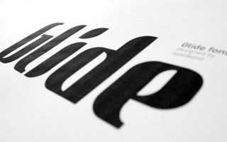 Glide - кириллический шрифт